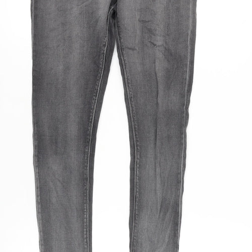 Wåven Women's Grey Mid-Rise Denim Jeans Size 12