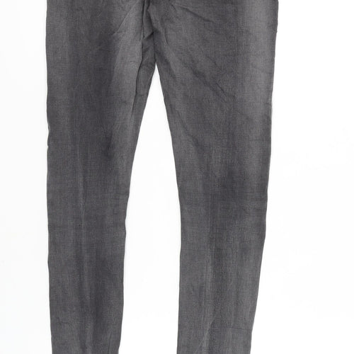 Wåven Women's Grey Mid-Rise Denim Jeans Size 12
