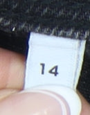 AND/OR Women's Grey Denim Skirt Size 14