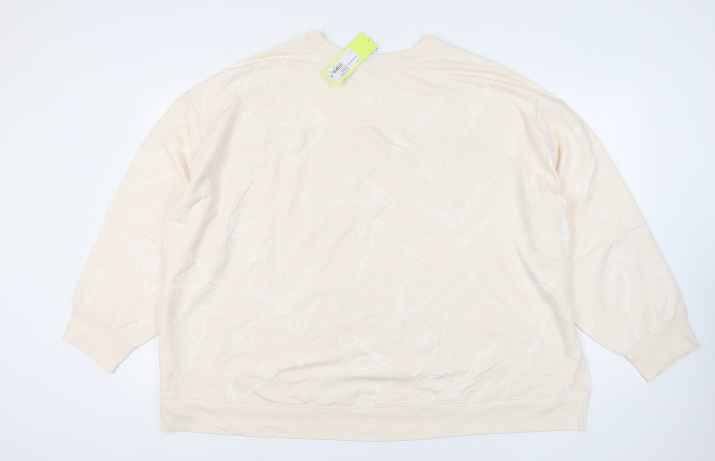 All in Motion Women's 4XL Beige Crew Neck Sweatshirt