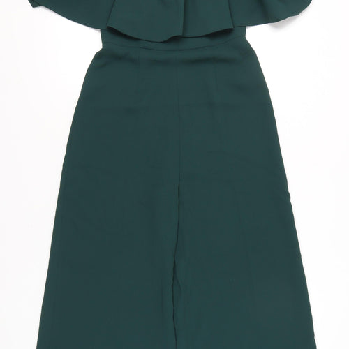 H&M Women's Green Off-Shoulder Jumpsuit Size 8