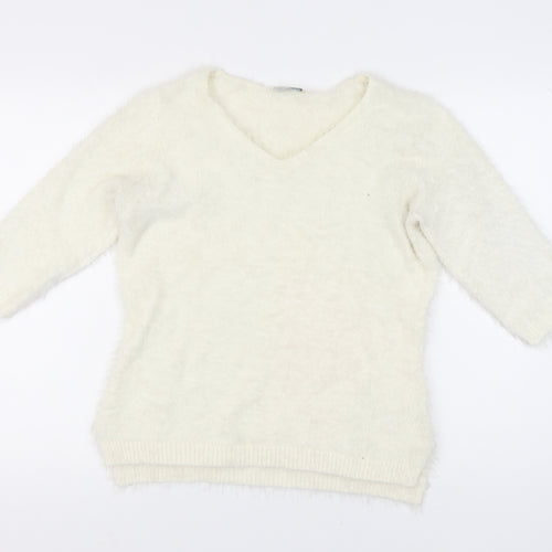 BHS Women's Ivory Pullover Jumper Size 12