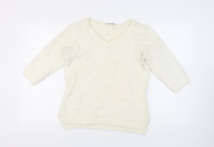 BHS Women's Ivory Pullover Jumper Size 12