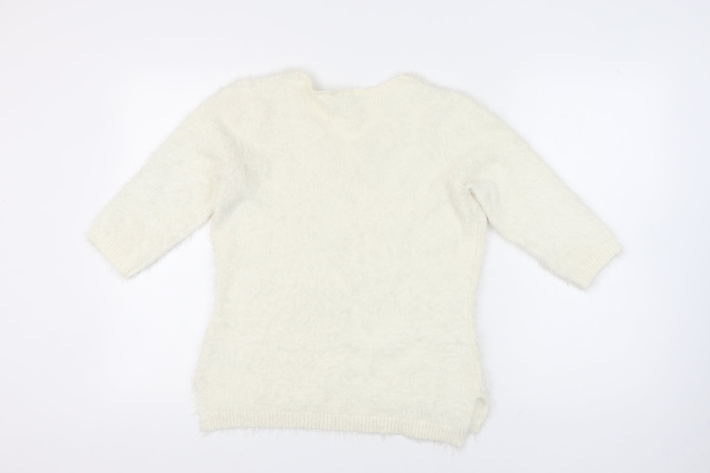 BHS Women's Ivory Pullover Jumper Size 12