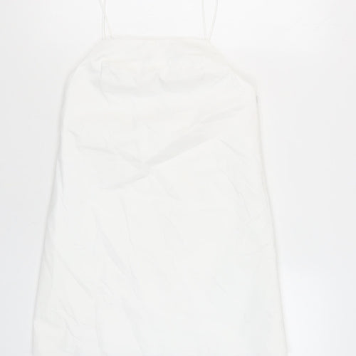 Zara Women's White XS Slip Dress