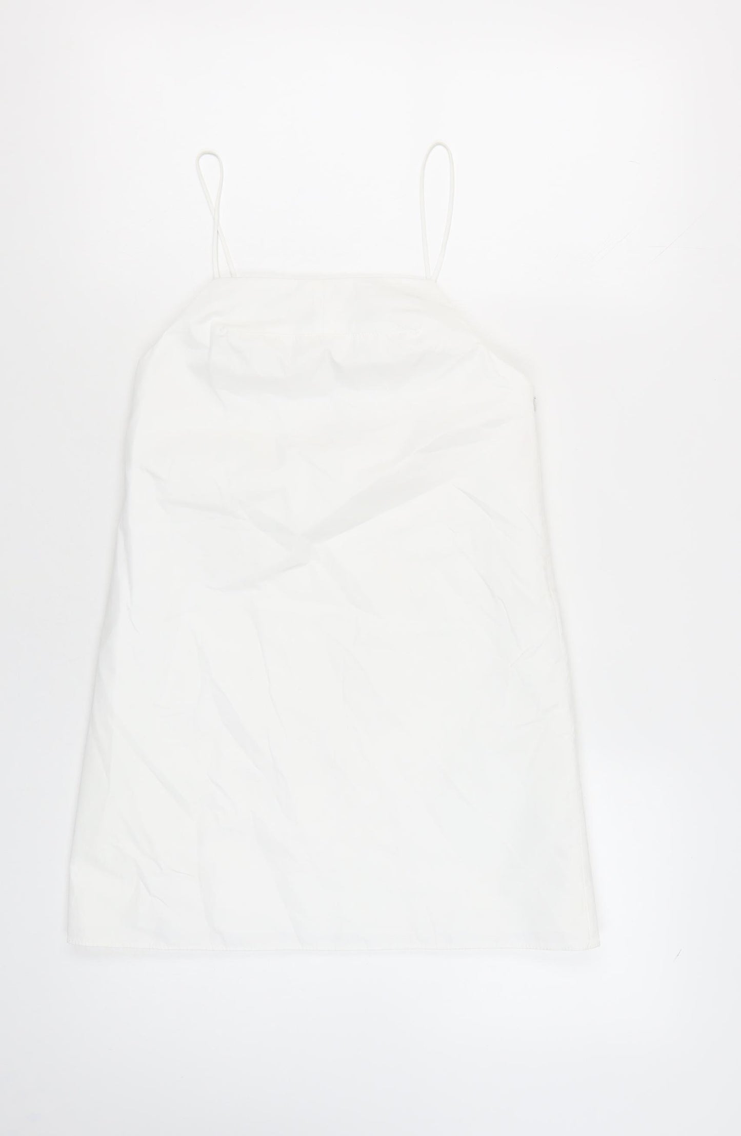 Zara Women's White XS Slip Dress