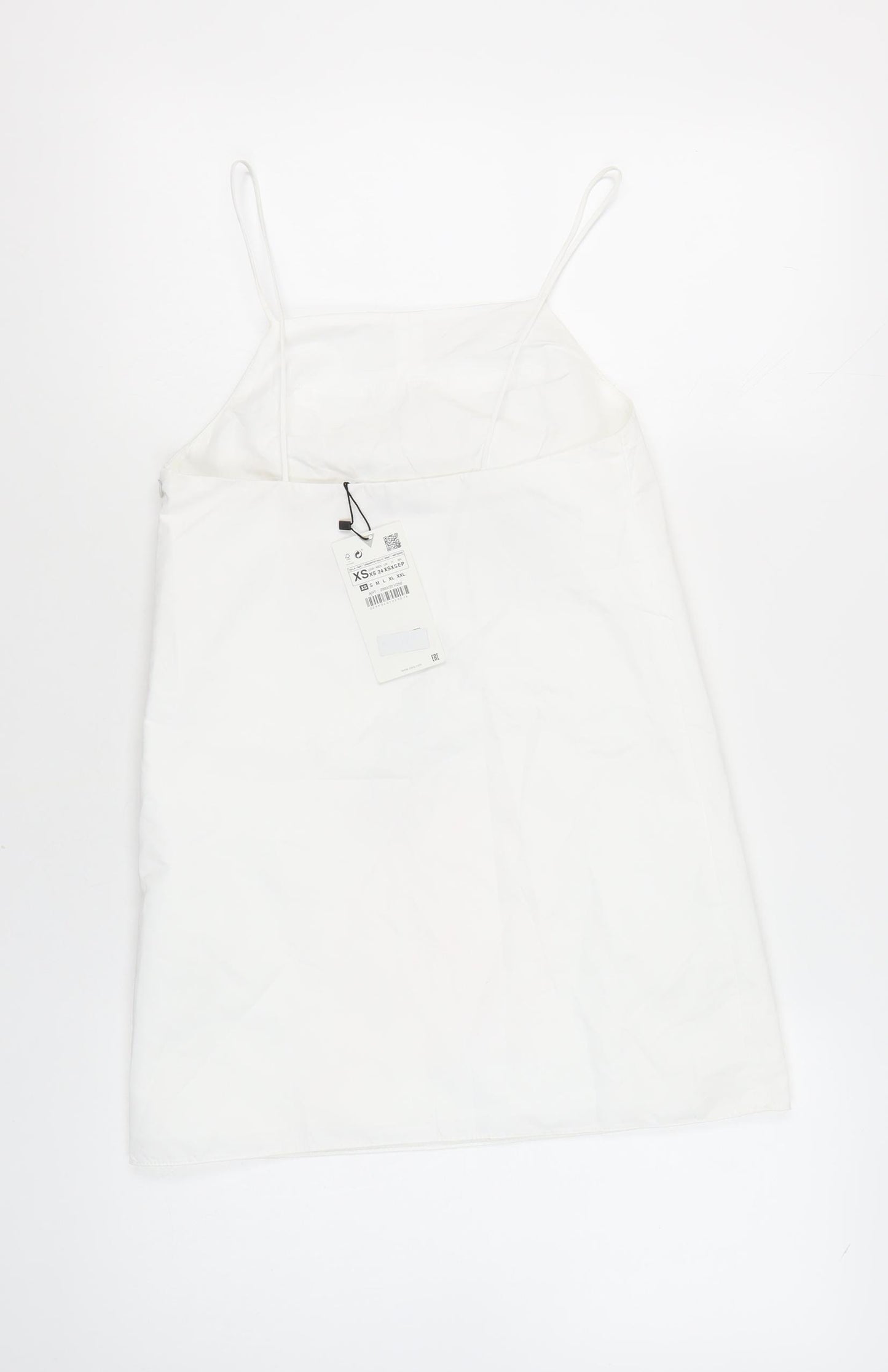 Zara Women's White XS Slip Dress