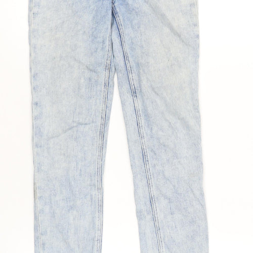 Paige Women's Blue Slim Fit Distressed Jeans Size 27