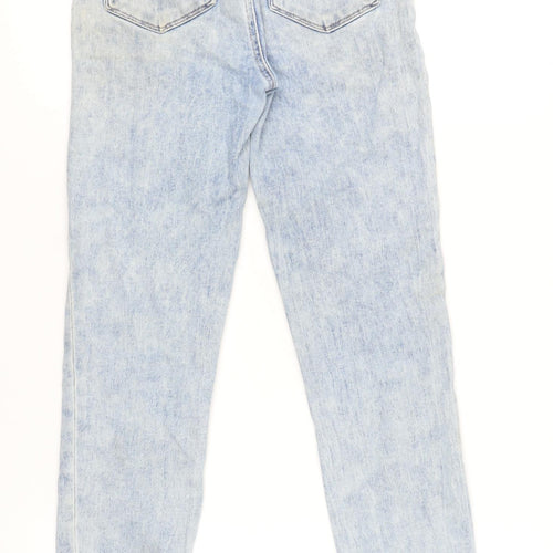 Paige Women's Blue Slim Fit Distressed Jeans Size 27