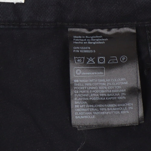 H&M Women's Black Chino Trousers Size 12