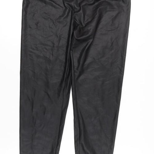 New Look Women's Black Ankle Leggings Size 16