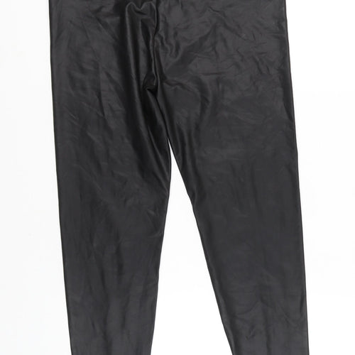 New Look Women's Black Ankle Leggings Size 16