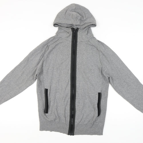 Next Men's Grey Full Zip Hoodie M