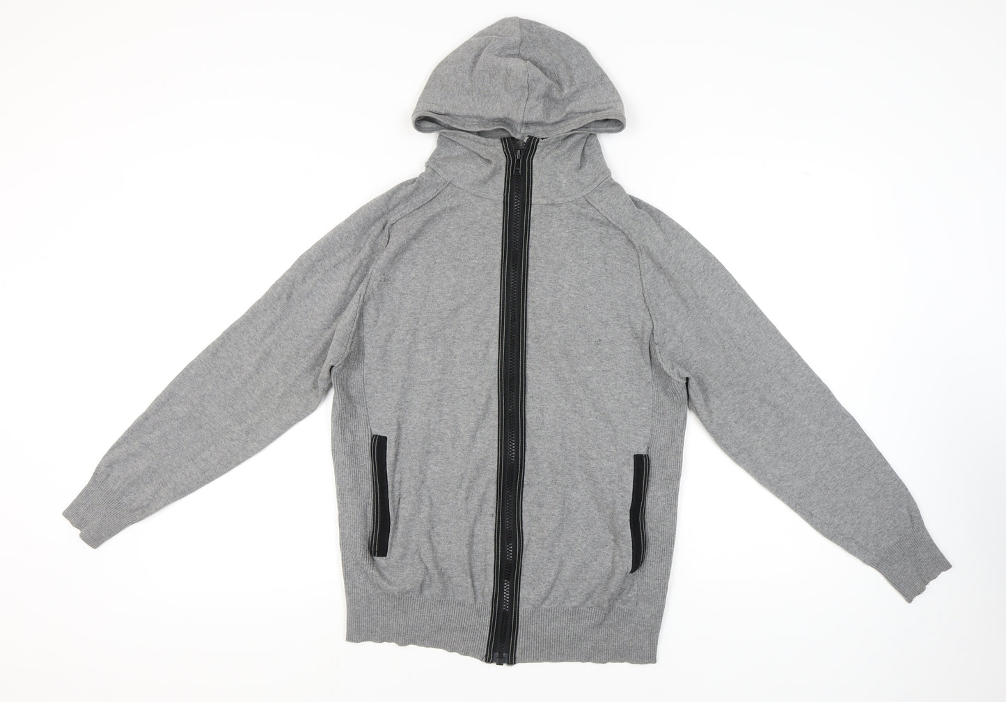 Next Men's Grey Full Zip Hoodie M