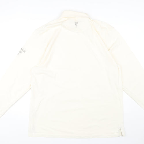 Ashworth Men's Ivory Long Sleeve T-Shirt XL