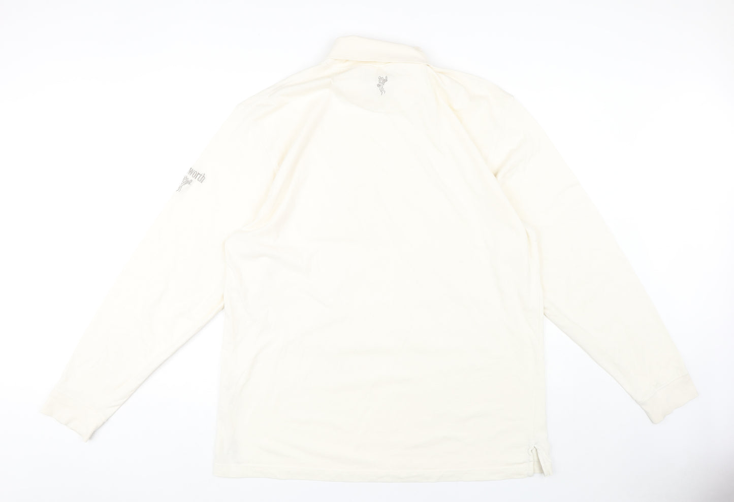 Ashworth Men's Ivory Long Sleeve T-Shirt XL