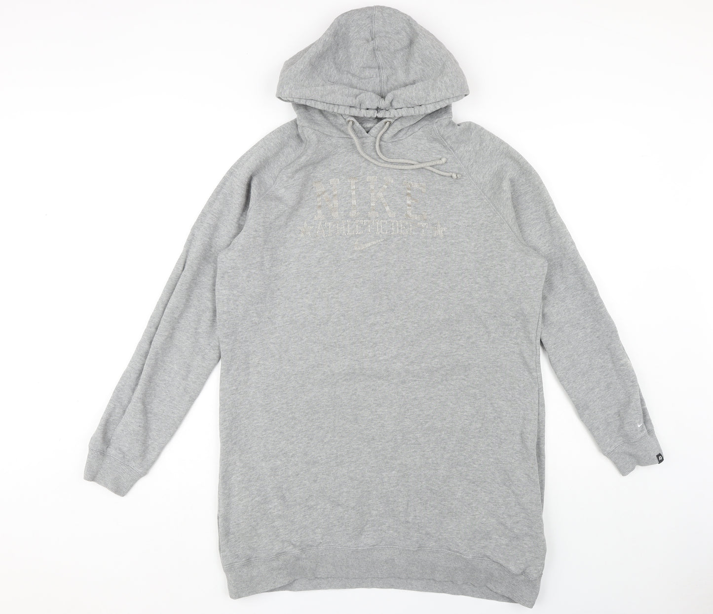 Nike Women's Grey Pullover Hoodie, Size L, Casual