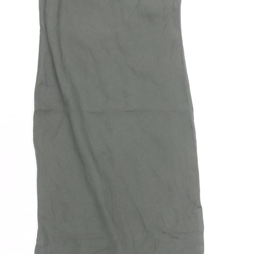 Zara Women's Green Midi Dress, XS, Sleeveless Casual