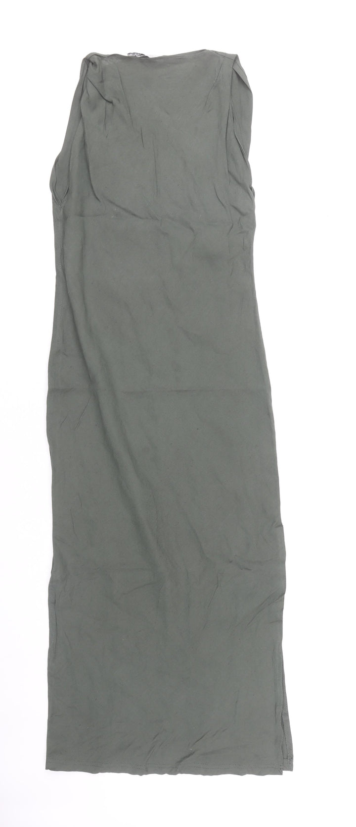 Zara Women's Green Midi Dress, XS, Sleeveless Casual