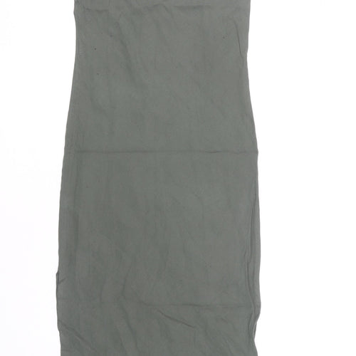 Zara Women's Green Midi Dress, XS, Sleeveless Casual
