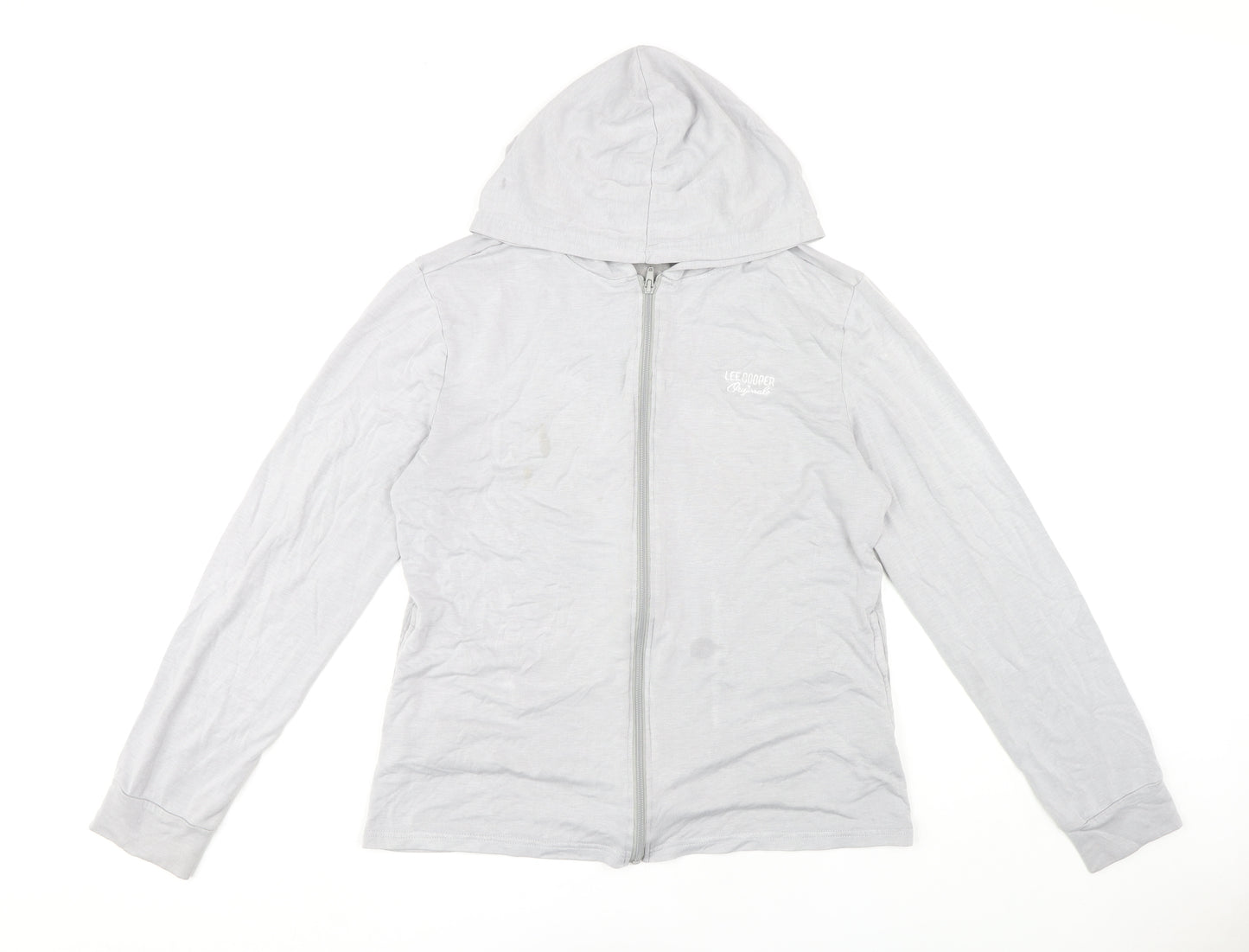 Lee Cooper Women's Grey Full Zip Hoodie Size 16