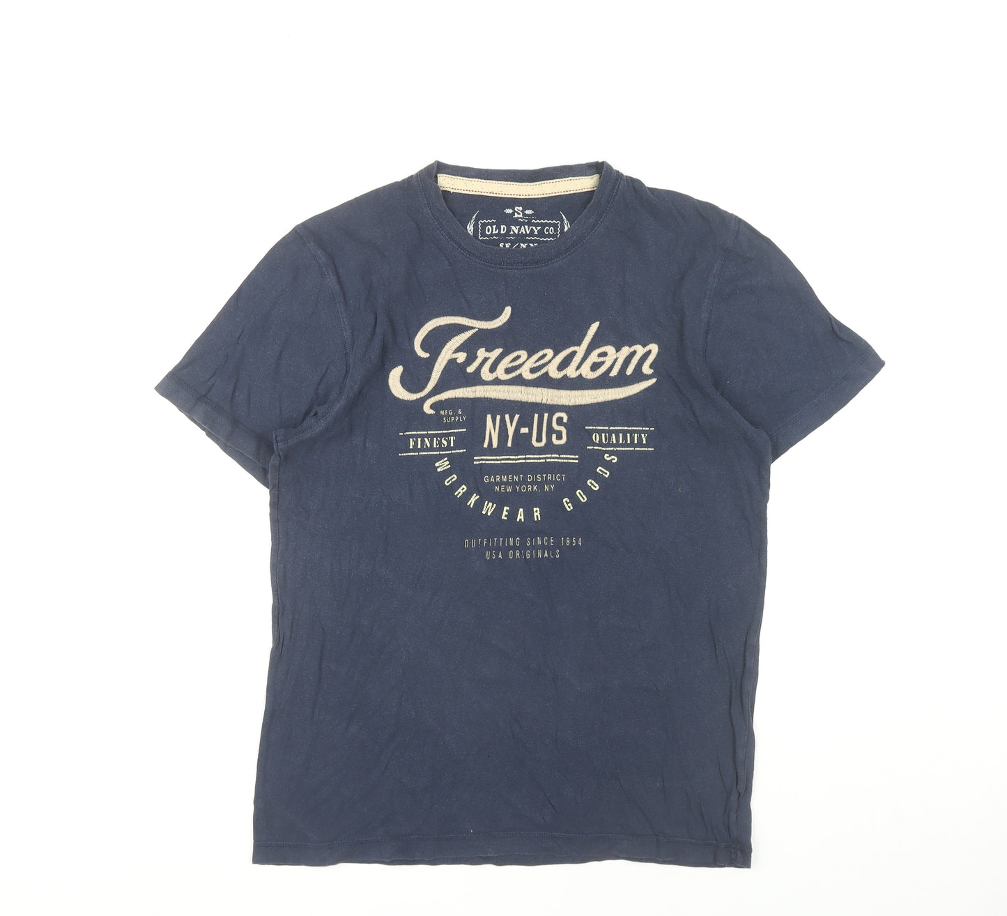 Old Navy Men's Blue Graphic T-Shirt, Size M