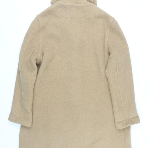Kesta London Women's Beige Wool Duffle Coat, Size 18
