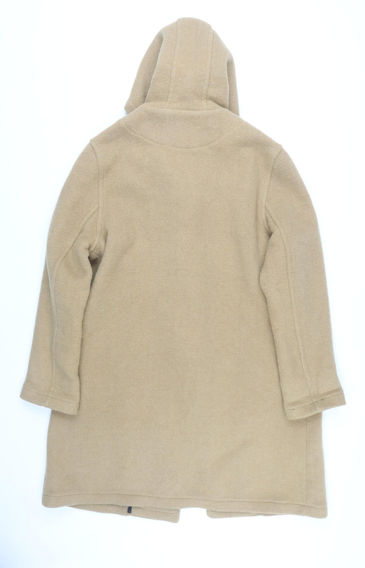 Kesta London Women's Beige Wool Duffle Coat, Size 18
