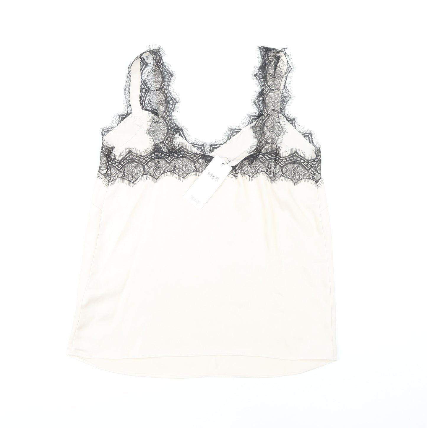 Marks and Spencer Women's Ivory Camisole Blouse Size 10