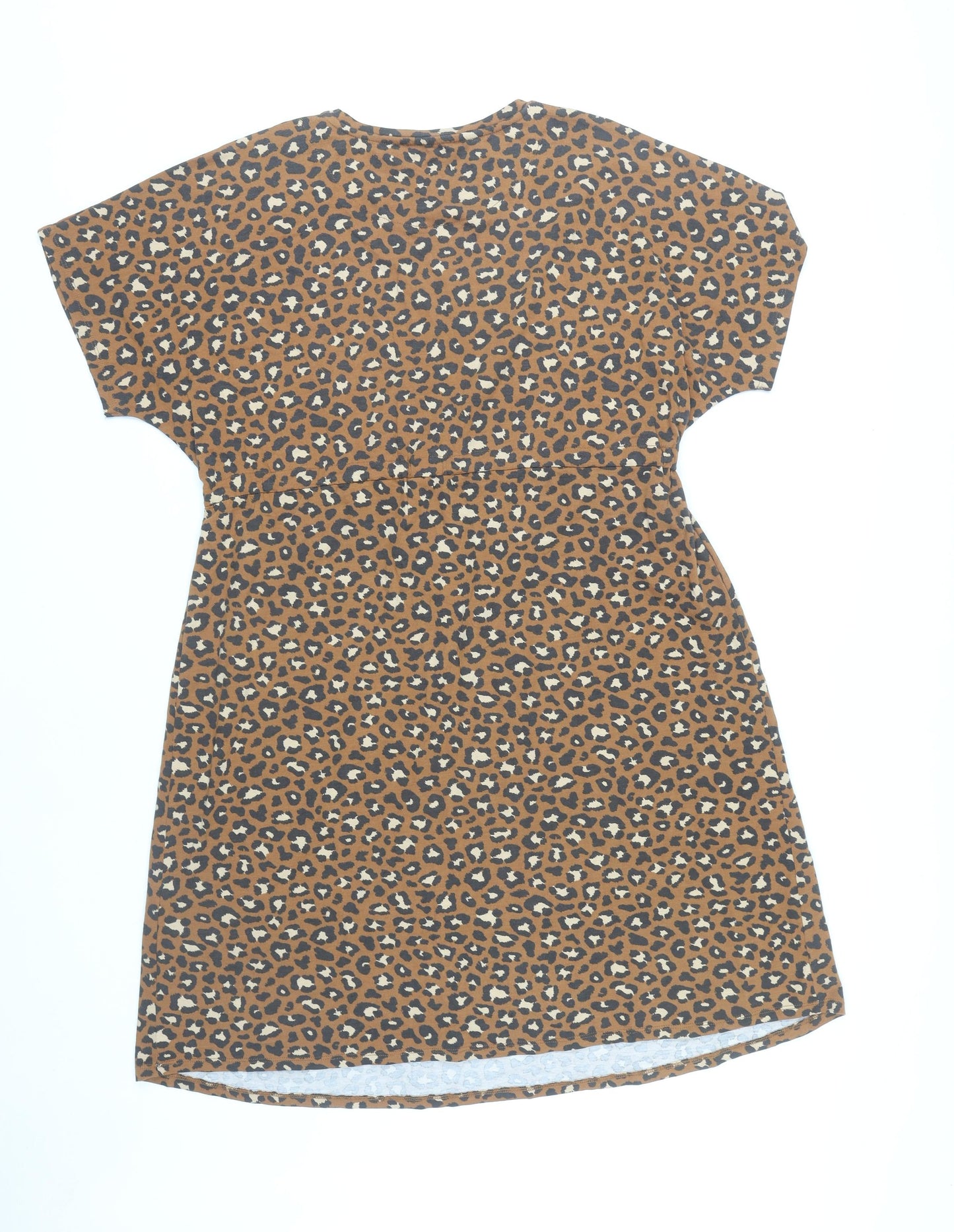 George Women's Brown Animal Print Dress Size 16
