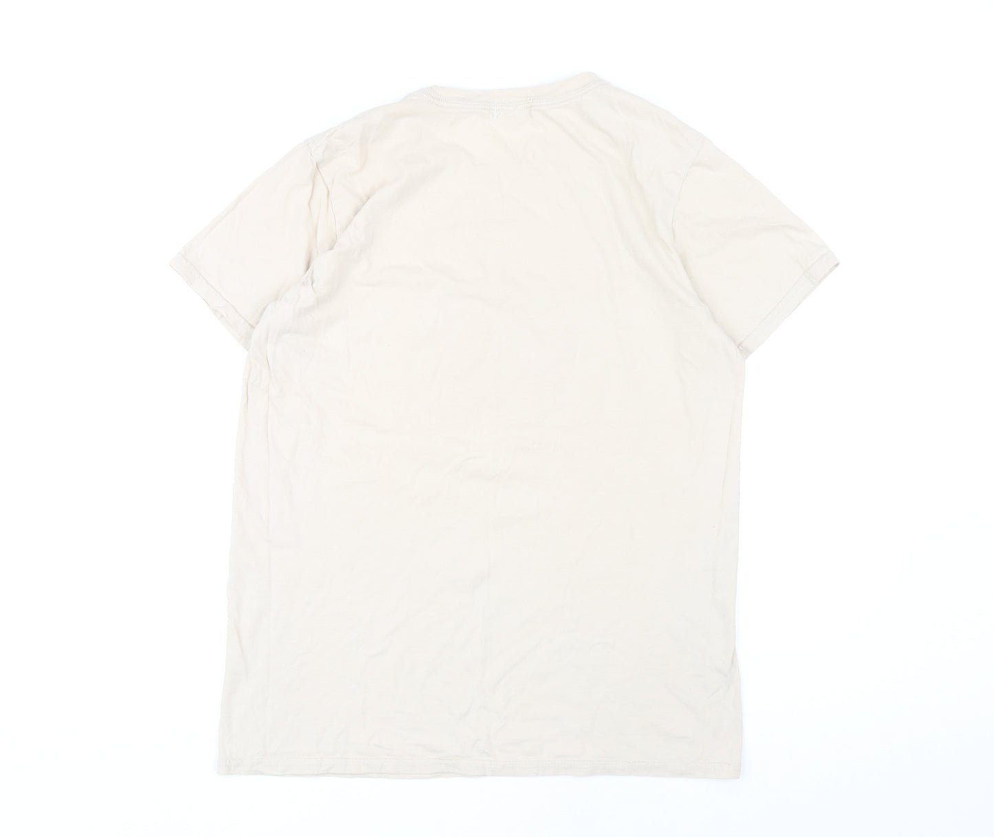 PrettyLittleThing Women's Beige T-Shirt S Casual