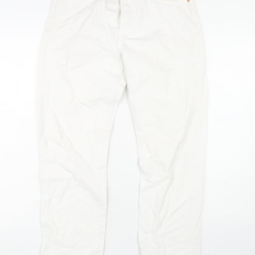 MNG Women's White Straight Jeans Size 8