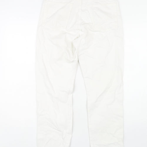 MNG Women's White Straight Jeans Size 8