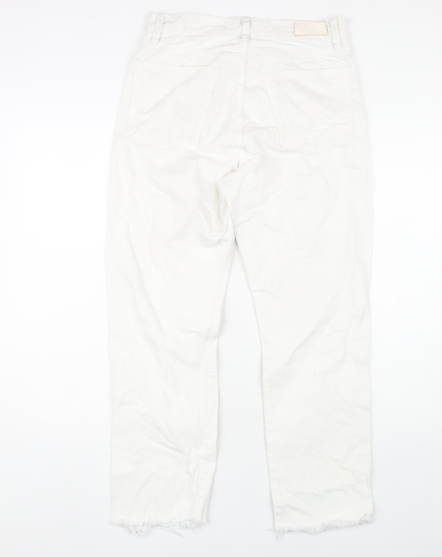 MNG Women's White Straight Jeans Size 8