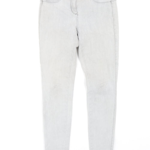 Next Women's Grey Skinny Jeans, Size 10, Slim Fit