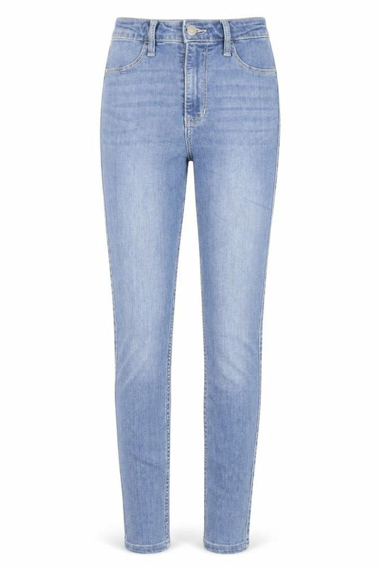 Front view of Hollister Women's Blue Jegging Jeans, size XS