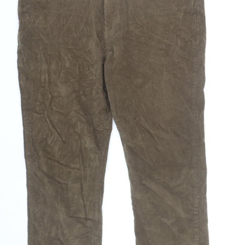 Cotton Traders Men's Brown Corduroy Trousers Size 38