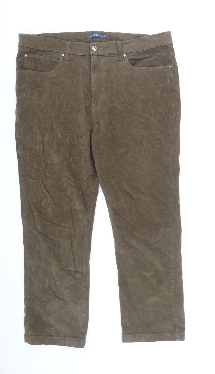 Cotton Traders Men's Brown Corduroy Trousers Size 38