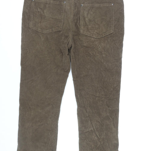 Cotton Traders Men's Brown Corduroy Trousers Size 38