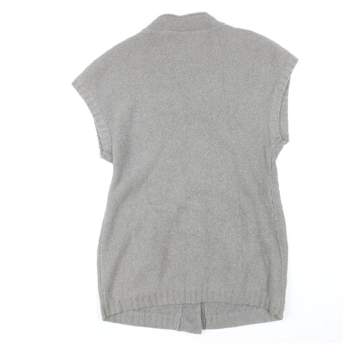 Ted Baker Women's Grey Sleeveless Cardigan M