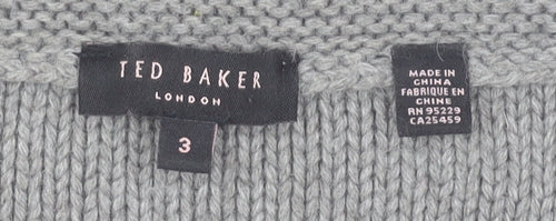 Ted Baker Women's Grey Sleeveless Cardigan M