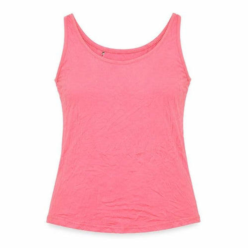 Oasis Women Pink Tank Top M Viscose Scoop Neck