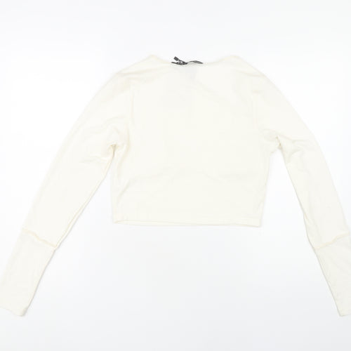 PrettyLittleThing Women's White Cropped Top