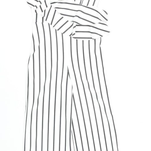 Stylewise Women's Striped Wide-Leg Jumpsuit Size 10
