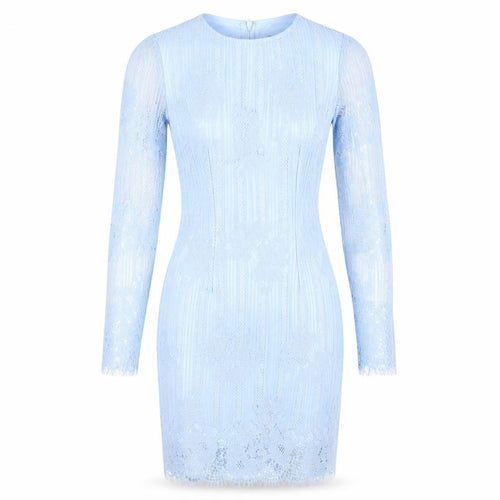 Missguided Blue Lace Dress, Size 8, Women, New