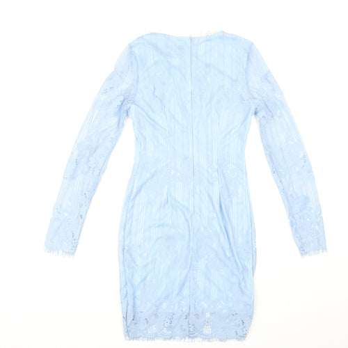 Missguided Blue Lace Dress, Size 8, Women, New