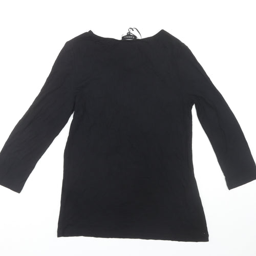 Caroll Women's Black Viscose Blouse Size 14