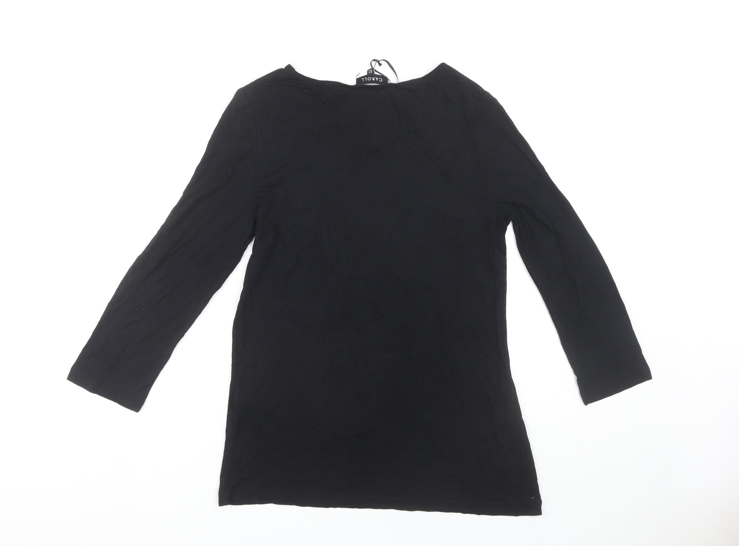 Caroll Women's Black Viscose Blouse Size 14