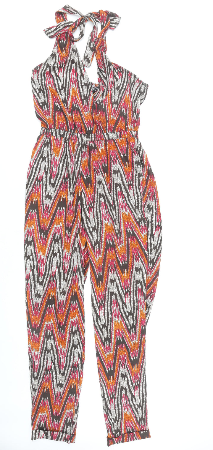 Internacionale Women’s Multicoloured Jumpsuit Size 10 Geometric
