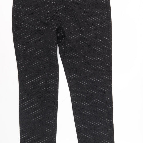 Next Women's Black Polka Dot Trousers Size 12
